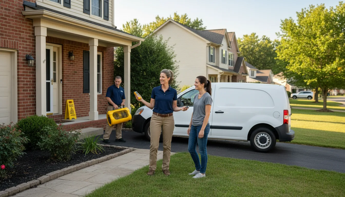 Residential water damage restoration in Tonopah, NV
